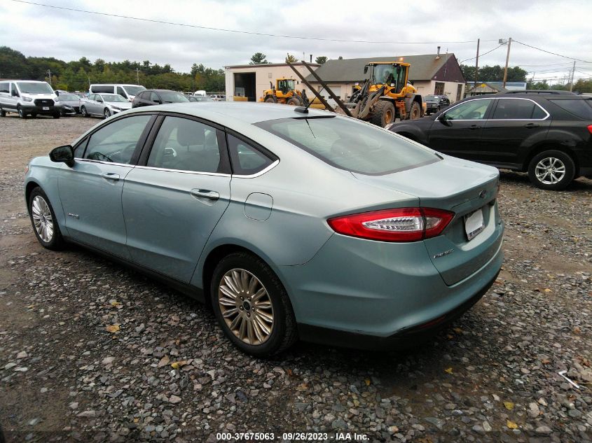 2014 FORD FUSION S HYBRID - 3FA6P0UU3ER368964