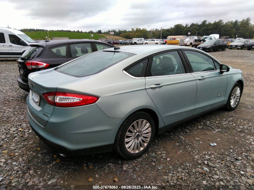 2014 FORD FUSION S HYBRID - 3FA6P0UU3ER368964