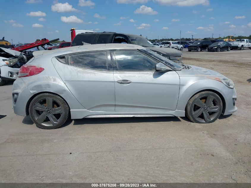 2015 HYUNDAI VELOSTER TURBO - KMHTC6AE9FU237567