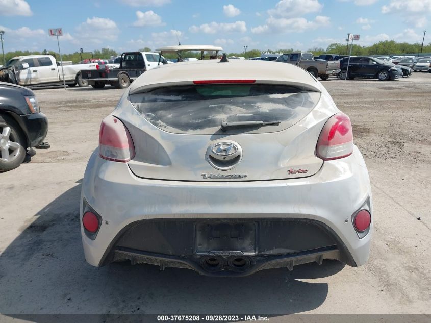 2015 HYUNDAI VELOSTER TURBO - KMHTC6AE9FU237567