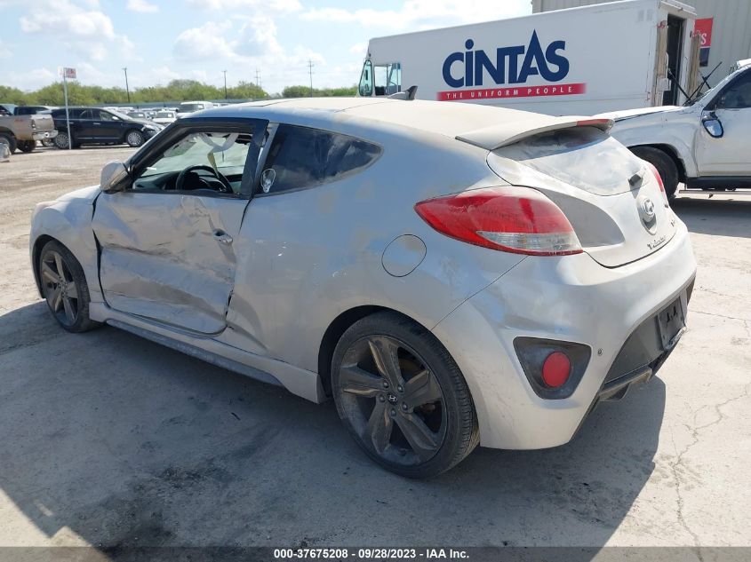 2015 HYUNDAI VELOSTER TURBO - KMHTC6AE9FU237567