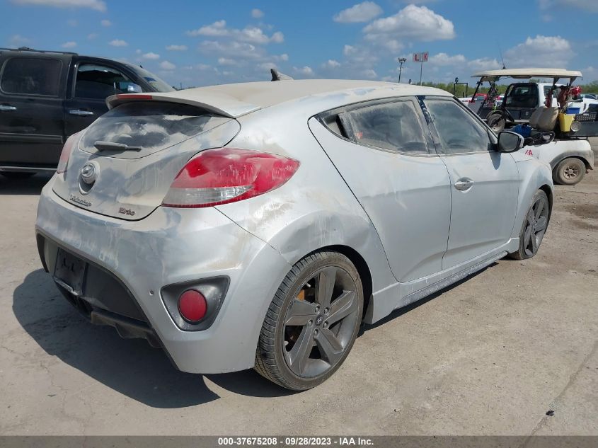 2015 HYUNDAI VELOSTER TURBO - KMHTC6AE9FU237567