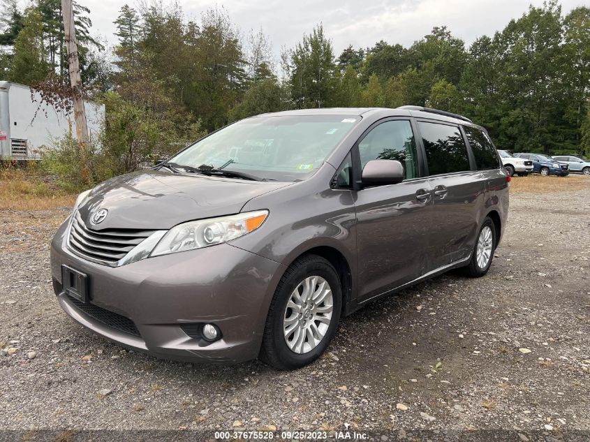 2014 TOYOTA SIENNA XLE/XLE AAS/LTD - 5TDYK3DC7ES421947