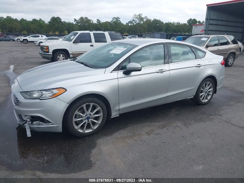 2017 FORD FUSION HYBRID SE - 3FA6P0LU0HR301597