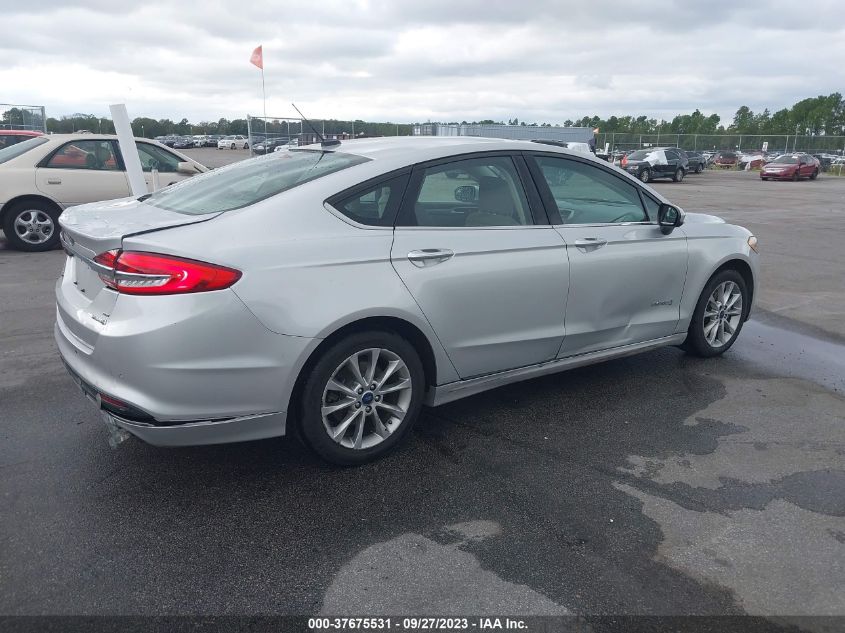 2017 FORD FUSION HYBRID SE - 3FA6P0LU0HR301597