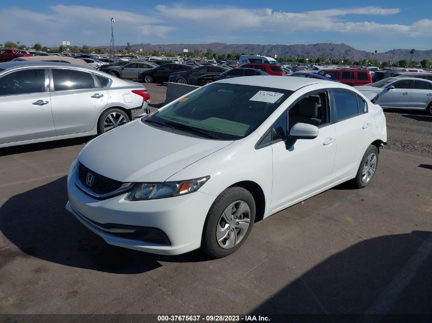 2015 HONDA CIVIC SEDAN LX - 19XFB2F58FE073443