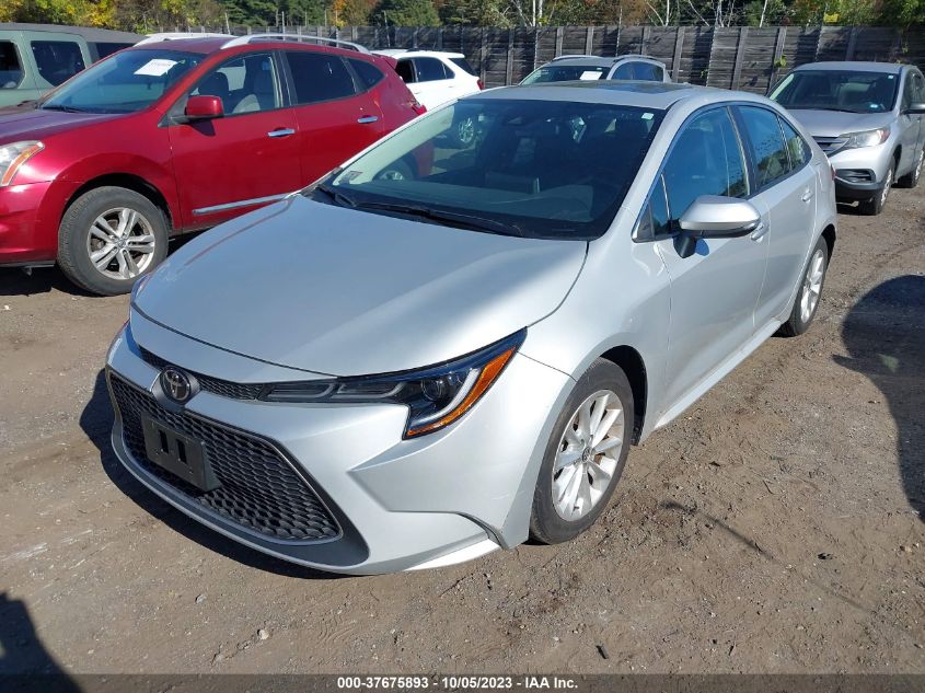 VIN 5YFFPRAE3LP015767 2020 TOYOTA COROLLA XLE