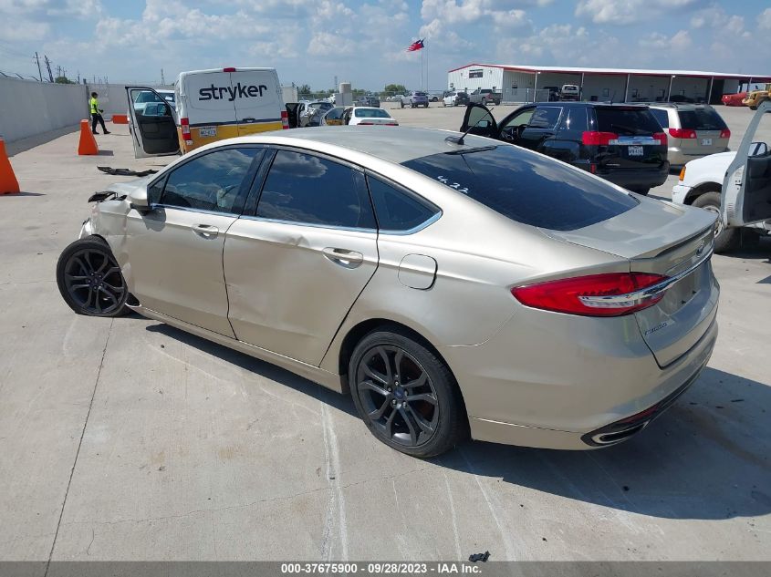 2018 FORD FUSION SE - 3FA6P0H99JR125739
