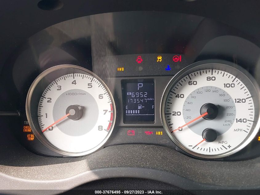 2013 SUBARU IMPREZA WAGON 2.0I SPORT LIMITED - JF1GPAS64D2883179