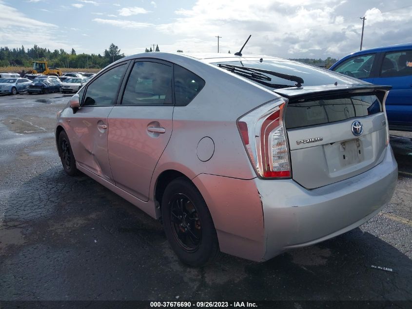 2013 TOYOTA PRIUS ONE/TWO/THREE/FOUR/FIVE - JTDKN3DU6D1693956