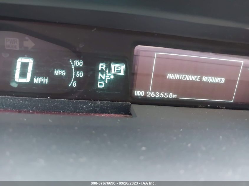 2013 TOYOTA PRIUS ONE/TWO/THREE/FOUR/FIVE - JTDKN3DU6D1693956