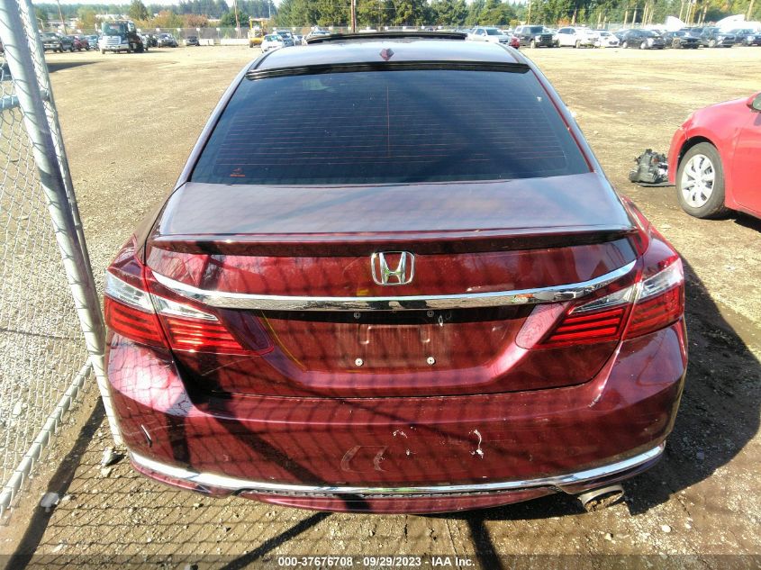 2016 HONDA ACCORD SEDAN EX-L - 1HGCR2F86GA024501