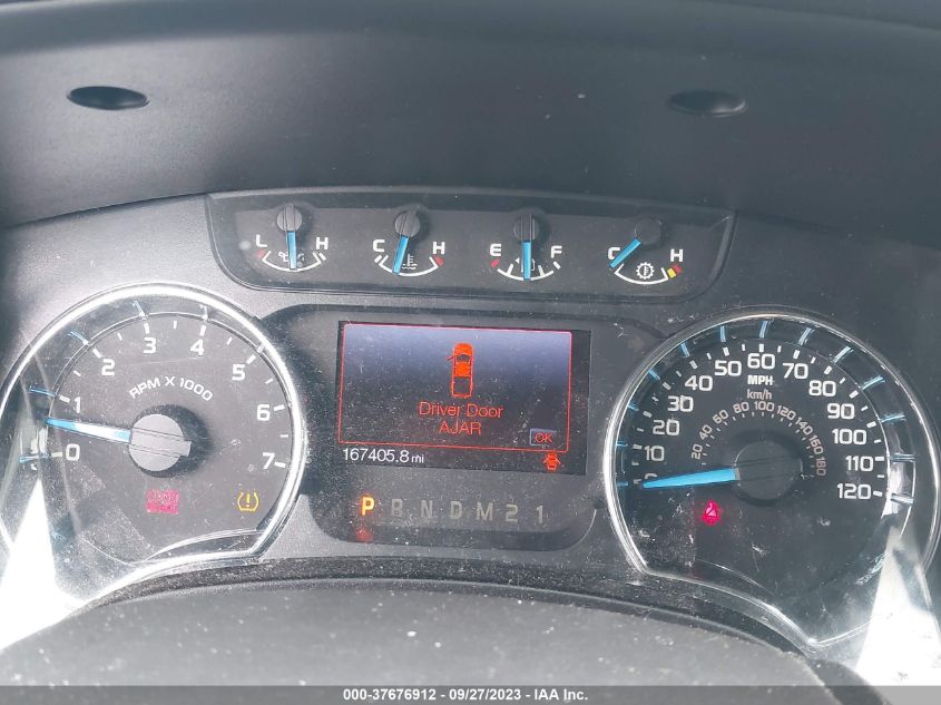 2013 FORD F-150 XL/STX/XLT/FX4/LARIAT - 1FTFX1EF2DFA36221