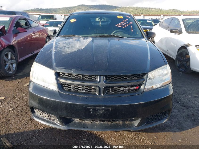 2014 DODGE AVENGER SE - 1C3CDZAG3EN156047