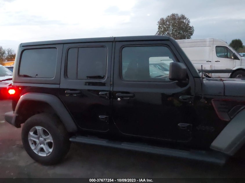VIN 1C4HJXDN0PW597477 2023 JEEP WRANGLER SPORT S