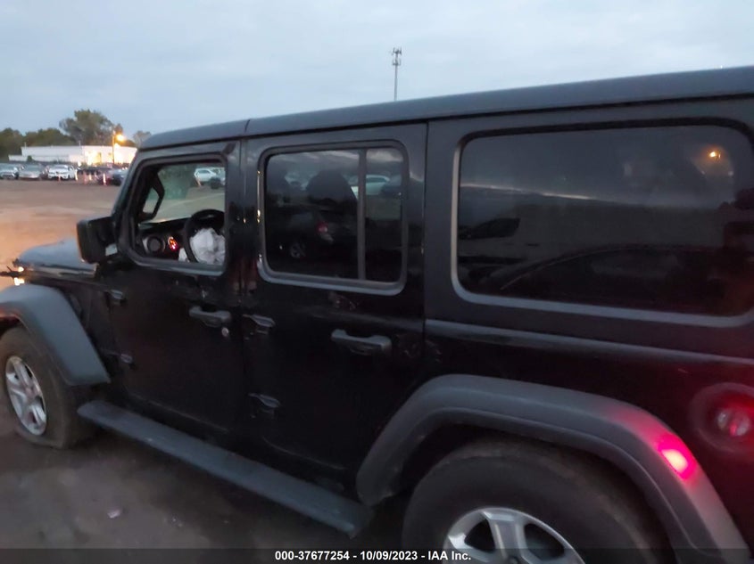 VIN 1C4HJXDN0PW597477 2023 JEEP WRANGLER SPORT S