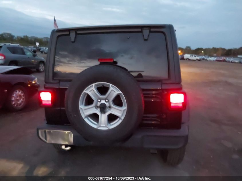 VIN 1C4HJXDN0PW597477 2023 JEEP WRANGLER SPORT S