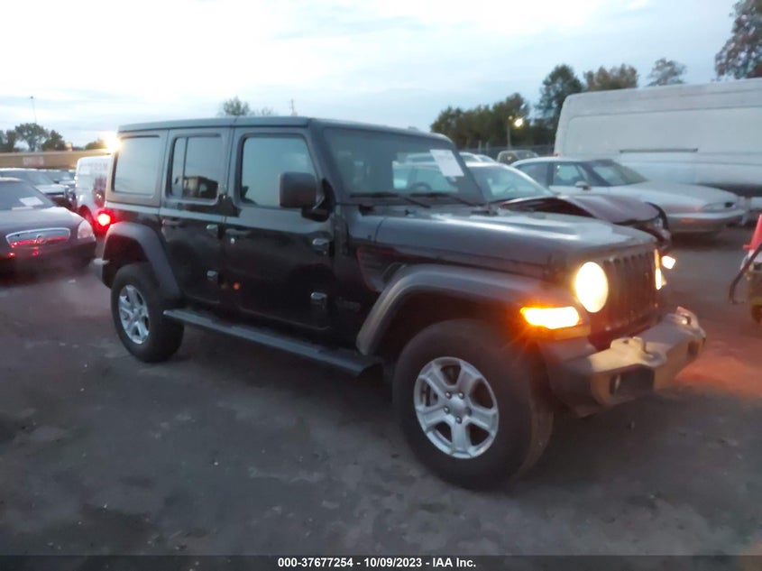 VIN 1C4HJXDN0PW597477 2023 JEEP WRANGLER SPORT S