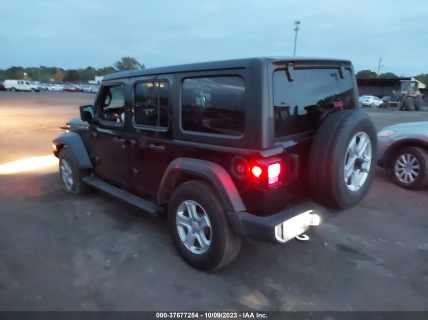 VIN 1C4HJXDN0PW597477 2023 JEEP WRANGLER SPORT S