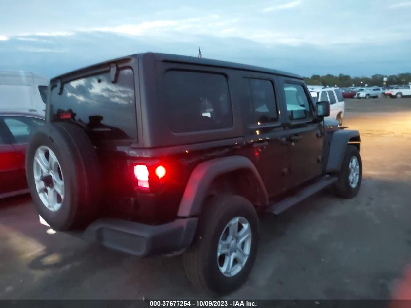 VIN 1C4HJXDN0PW597477 2023 JEEP WRANGLER SPORT S
