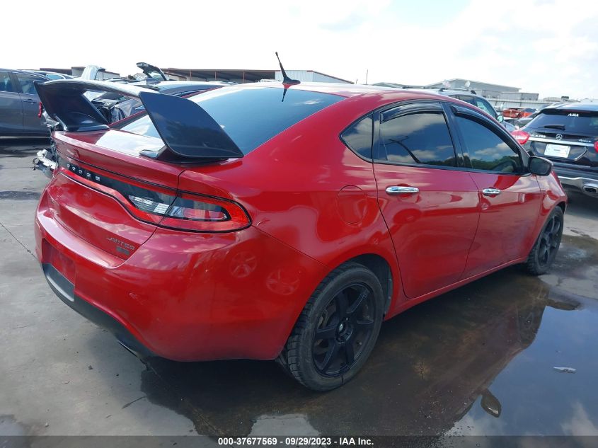 2013 DODGE DART LIMITED - 1C3CDFCH0DD225186