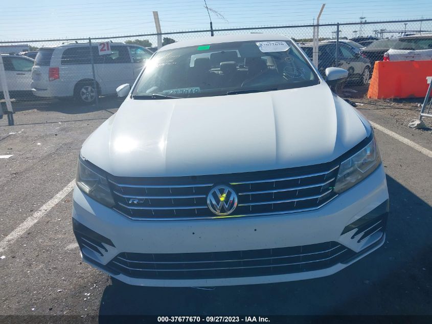 2017 VOLKSWAGEN PASSAT R-LINE W/COMFORT PKG - 1VWDT7A37HC068829