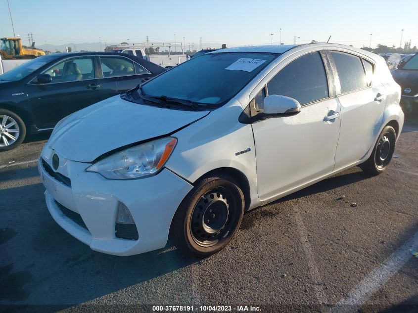 2014 TOYOTA PRIUS C ONE/THREE/TWO/FOUR - JTDKDTB34E1068731