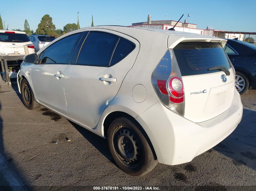 2014 TOYOTA PRIUS C ONE/THREE/TWO/FOUR - JTDKDTB34E1068731