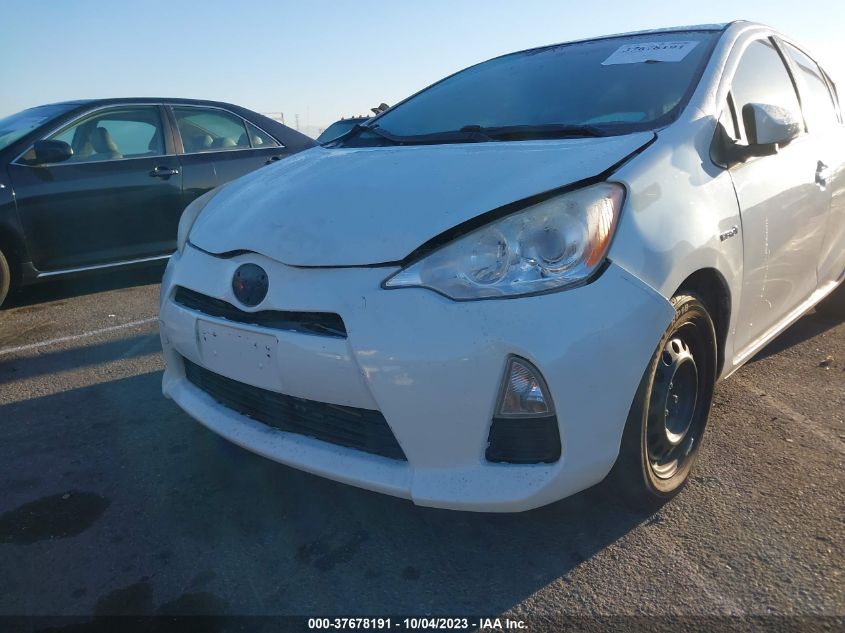 2014 TOYOTA PRIUS C ONE/THREE/TWO/FOUR - JTDKDTB34E1068731
