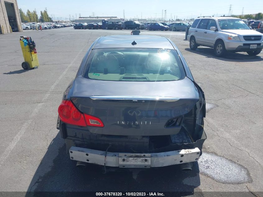 2013 INFINITI G37 SEDAN JOURNEY JN1CV6AP3DM720617