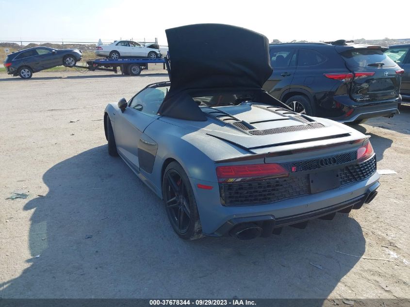 2020 AUDI R8 SPYDER V10 PERFORMANCE WUA4BCFX8L7900242