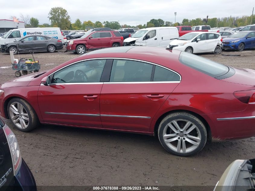 2013 VOLKSWAGEN CC LUX - WVWRN7ANXDE556658