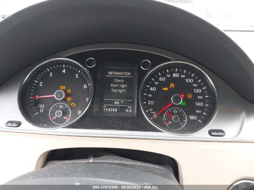 2013 VOLKSWAGEN CC LUX - WVWRN7ANXDE556658