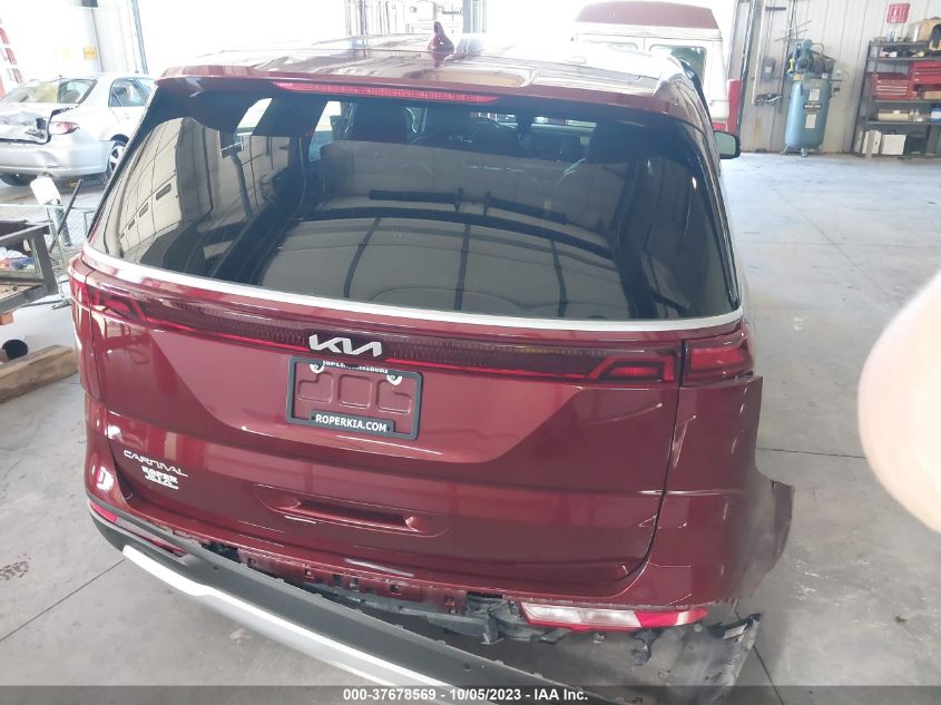 2023 KIA CARNIVAL MPV LX SEAT PACKAGE KNDNB4H39P6196923
