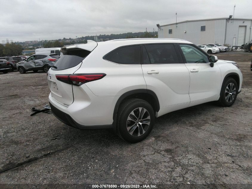 VIN 5TDGZRBH6MS549149 2021 TOYOTA HIGHLANDER XLE