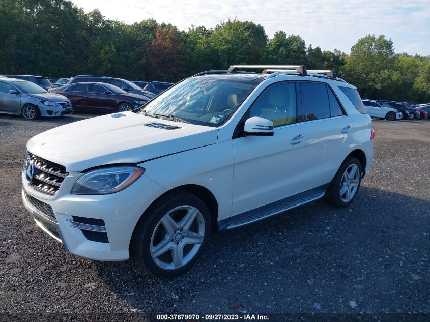 2015 MERCEDES-BENZ M-CLASS ML 400 4JGDA5GBXFA497933