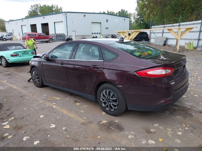 2013 FORD FUSION S - 3FA6P0G7XDR107559