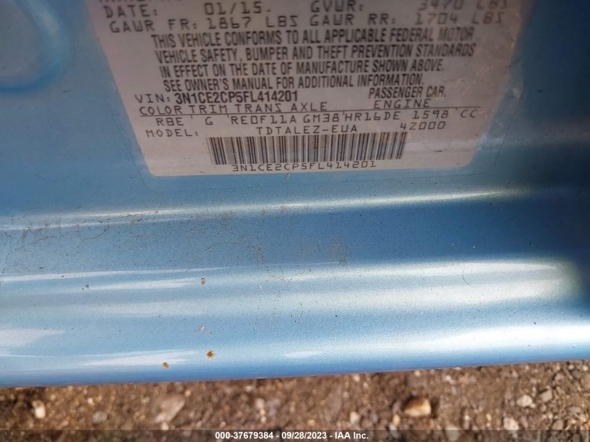 2015 NISSAN VERSA NOTE SL - 3N1CE2CP5FL414201