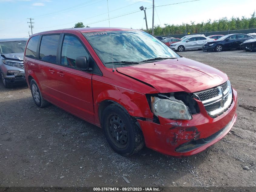 2014 DODGE GRAND CARAVAN SE - 2C4RDGBG3ER200429