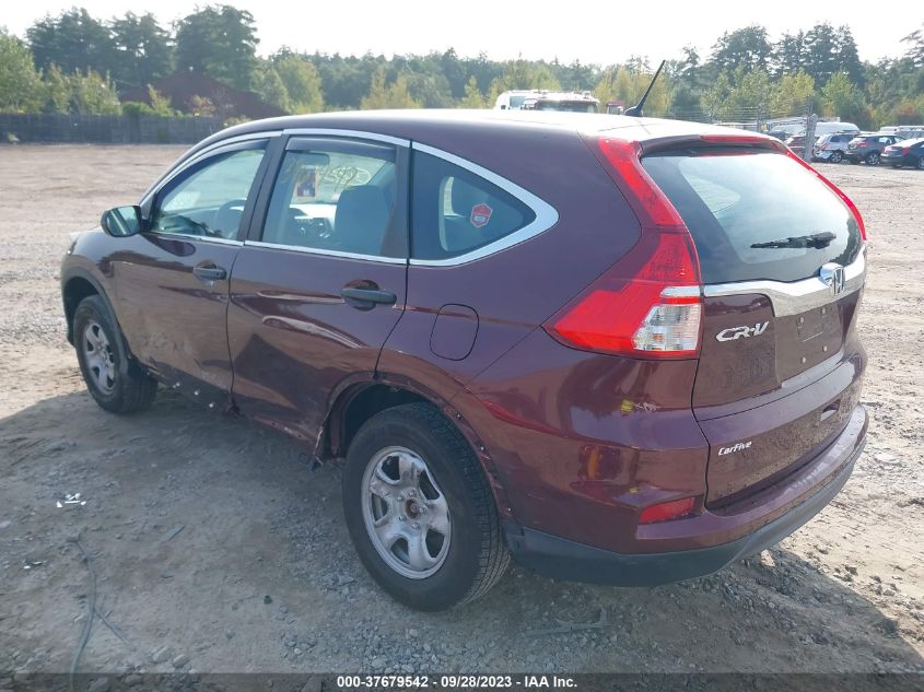 2015 HONDA CR-V LX - 5J6RM4H39FL112220