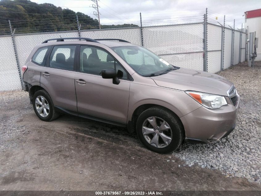 Lot #2525407635 2015 SUBARU FORESTER 2.5I salvage car