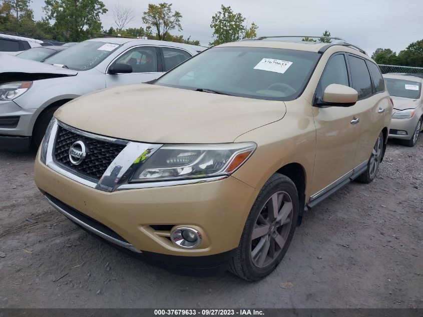 2013 NISSAN PATHFINDER PLATINUM - 5N1AR2MMXDC605274