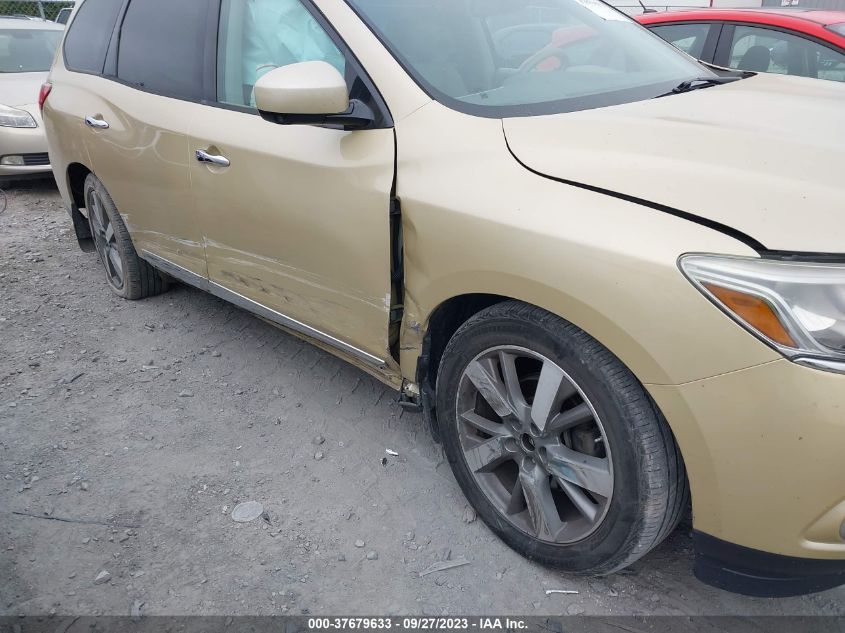 2013 NISSAN PATHFINDER PLATINUM - 5N1AR2MMXDC605274