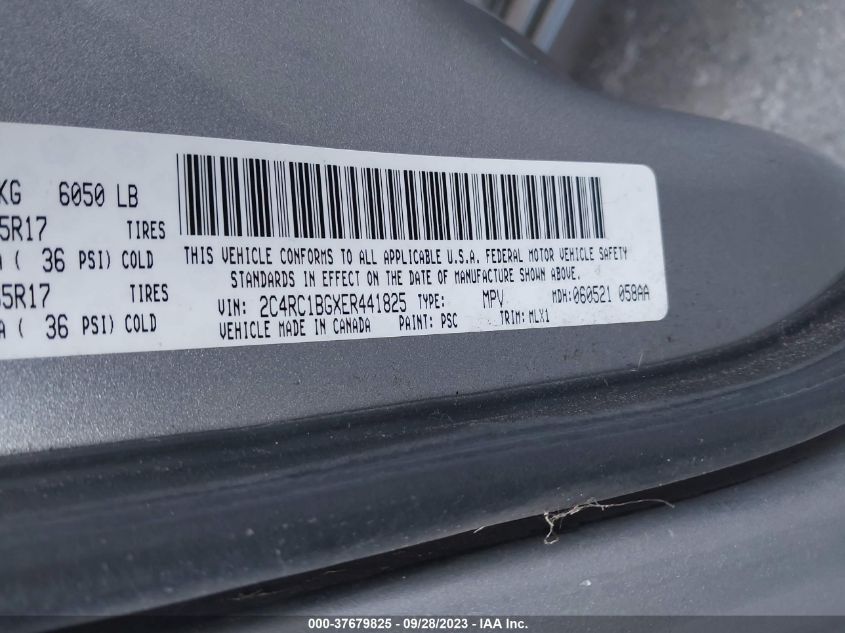2014 CHRYSLER TOWN & COUNTRY TOURING - 2C4RC1BGXER441825