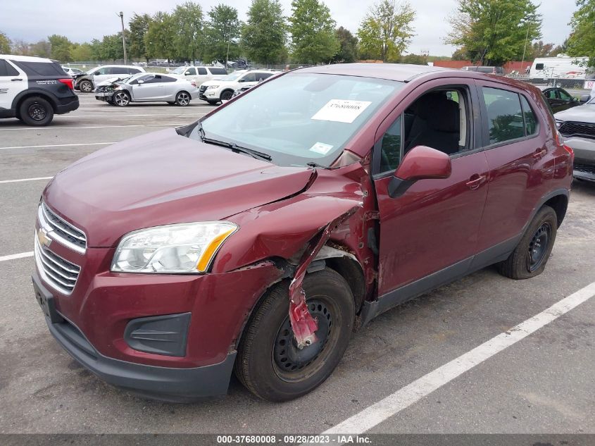2016 CHEVROLET TRAX LS - 3GNCJKSB7GL154195