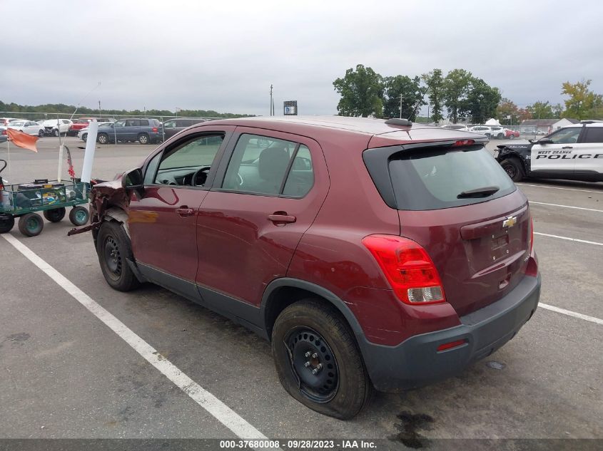 2016 CHEVROLET TRAX LS - 3GNCJKSB7GL154195
