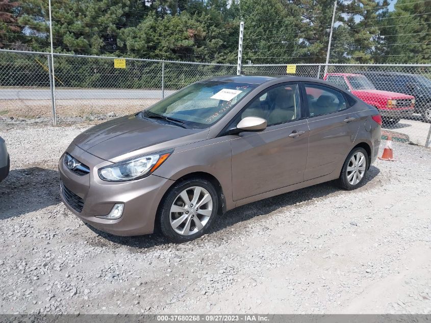 2013 HYUNDAI ACCENT GLS - KMHCU4AE6DU414073