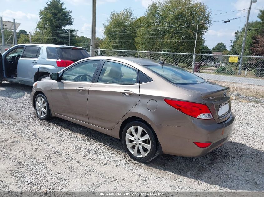 2013 HYUNDAI ACCENT GLS - KMHCU4AE6DU414073