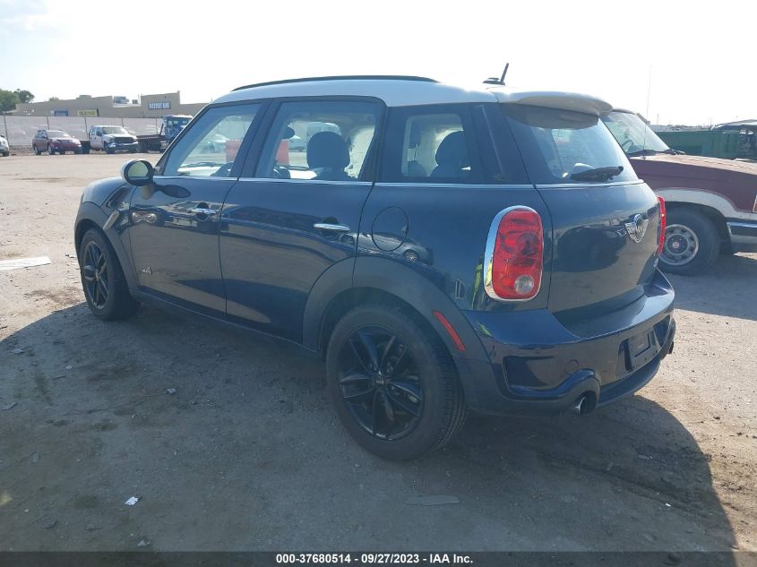 2013 MINI COUNTRYMAN COOPER S - WMWZC5C52DWP33041