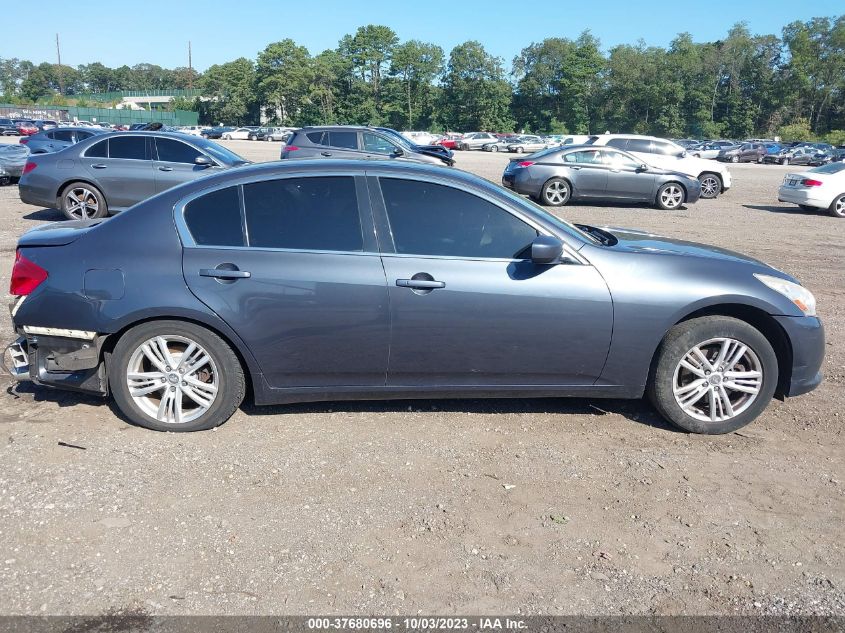 2013 INFINITI G37 SEDAN X JN1CV6AR5DM755595